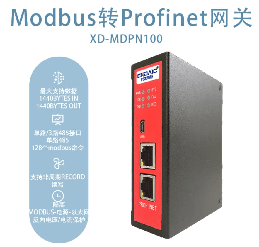 Modbus RTU转到PROFINET网关的原理及配置方法